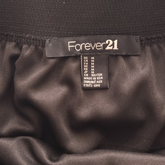 Forever 21 Black High/Low Skirt US Medium - Picture 3 of 3
